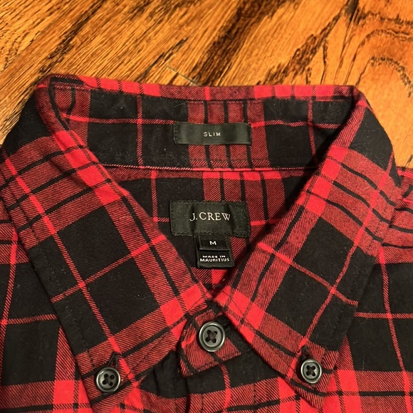 Flannel button-up shirt from J Crew, M - Picture 4 of 6